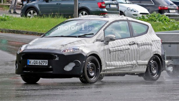 Трёхдверная версия Ford Fiesta появилась на тестах